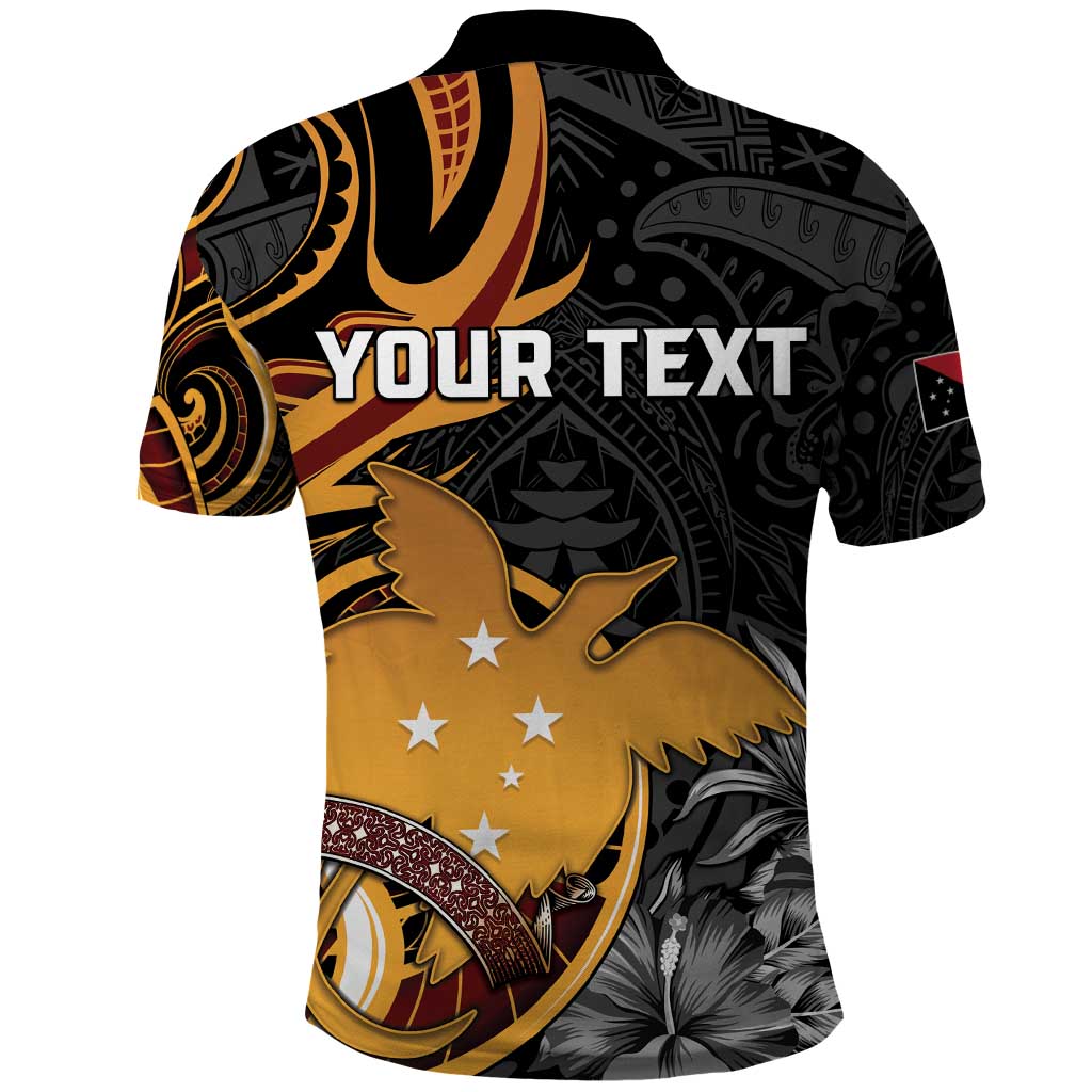Personalised Papua New Guinea Polo Shirt Happy 50th Independence Anniversary - Polynesian Pride