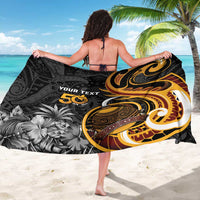 Personalised Papua New Guinea Sarong Happy 50th Independence Anniversary - Polynesian Pride