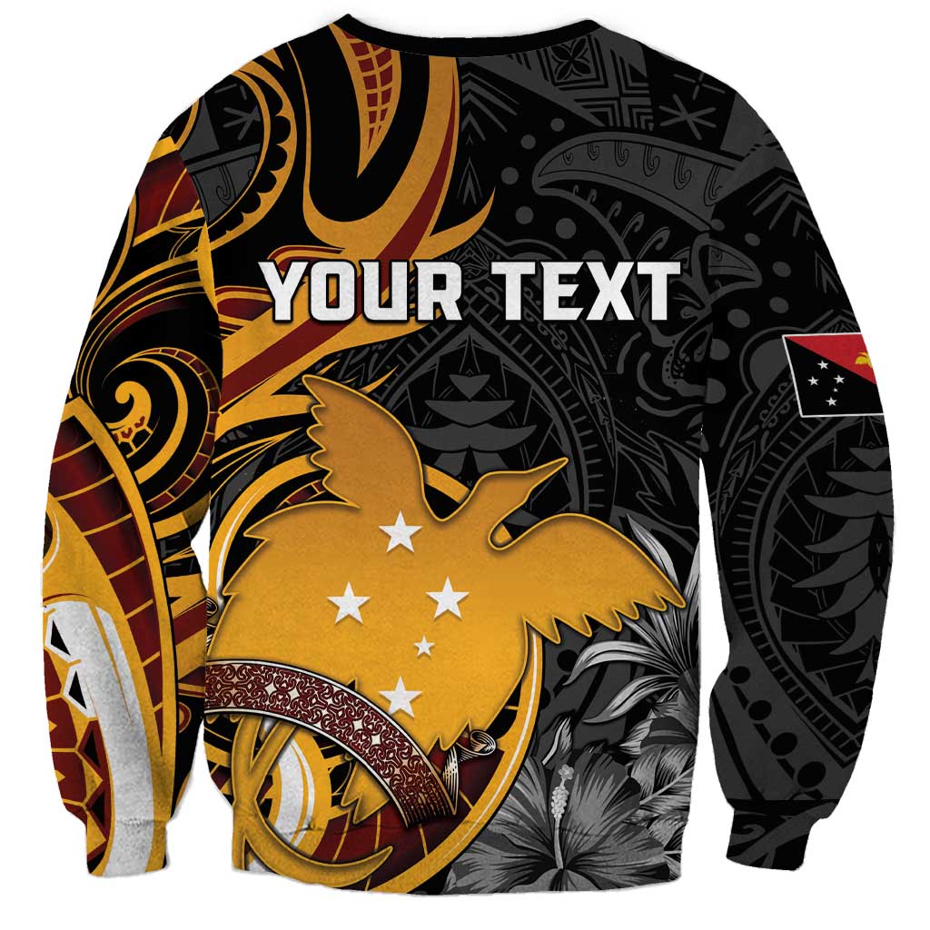 Personalised Papua New Guinea Sweatshirt Happy 50th Independence Anniversary LT05 - Polynesian Pride