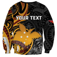 Personalised Papua New Guinea Sweatshirt Happy 50th Independence Anniversary LT05 - Polynesian Pride