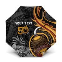 Papua New Guinea Umbrella Happy 50th Independence Anniversary - Polynesian Pride