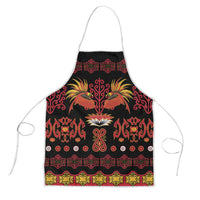 Papua Batik Motif Apron Papua Spirit Black Version LT05 Black - Polynesian Pride