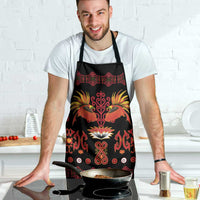 Papua Batik Motif Apron Papua Spirit Black Version LT05 - Polynesian Pride