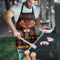 Papua Batik Motif Apron Papua Spirit Black Version LT05 - Polynesian Pride