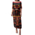 Papua Batik Motif Family Matching Puletasi and Hawaiian Shirt Papua Spirit Black Version - Polynesian Pride