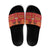 Papua Batik Motif Slide Sandals Papua Spirit Red Version - Polynesian Pride