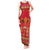 Papua Batik Motif Tank Maxi Dress Papua Spirit Red Version - Polynesian Pride