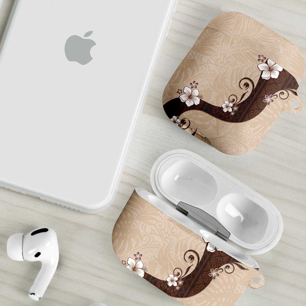 Polynesia Hibiscus AirPods Case Cameo Curve Motif LT05 - Polynesian Pride
