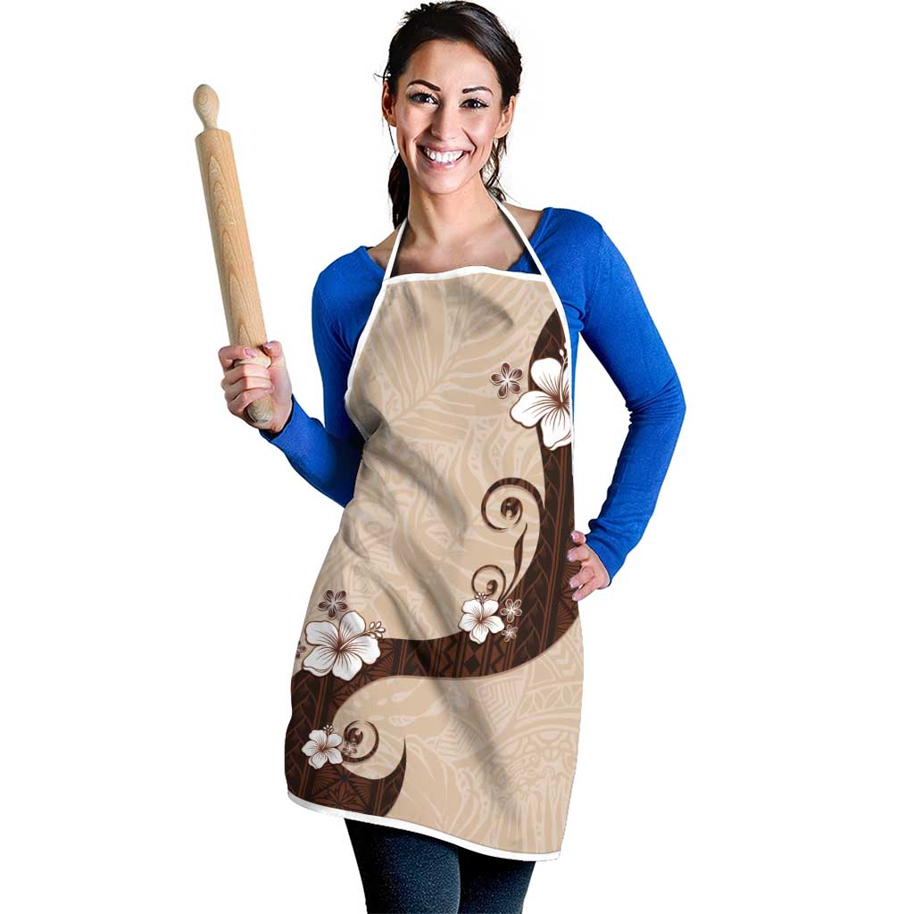 Polynesia Hibiscus Apron Cameo Curve Motif LT05 - Polynesian Pride