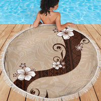 Polynesia Hibiscus Beach Blanket Cameo Curve Motif LT05 - Polynesian Pride