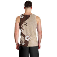 Polynesia Hibiscus Men Tank Top Cameo Curve Motif LT05 - Polynesian Pride