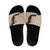 Polynesia Hibiscus Slide Sandals Cameo Curve Motif - Polynesian Pride