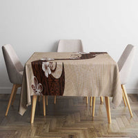 Polynesia Hibiscus Tablecloth Cameo Curve Motif LT05 - Polynesian Pride