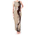 Polynesia Hibiscus Tank Maxi Dress Cameo Curve Motif - Polynesian Pride