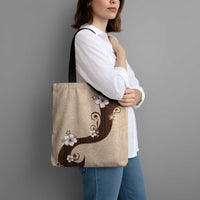 Polynesia Hibiscus Tote Bag Cameo Curve Motif - Polynesian Pride