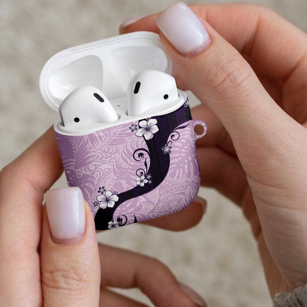 Polynesia Hibiscus AirPods Case Thistle Curve Motif LT05 - Polynesian Pride
