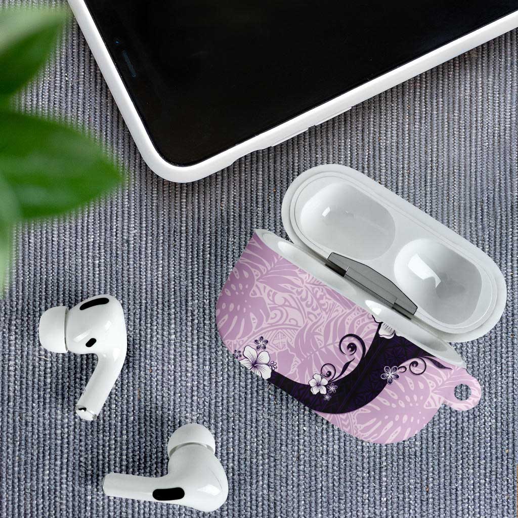 Polynesia Hibiscus AirPods Case Thistle Curve Motif LT05 - Polynesian Pride