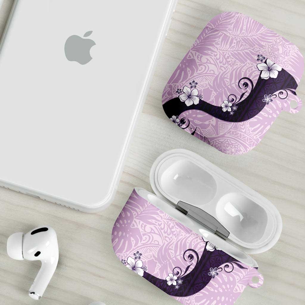 Polynesia Hibiscus AirPods Case Thistle Curve Motif LT05 - Polynesian Pride