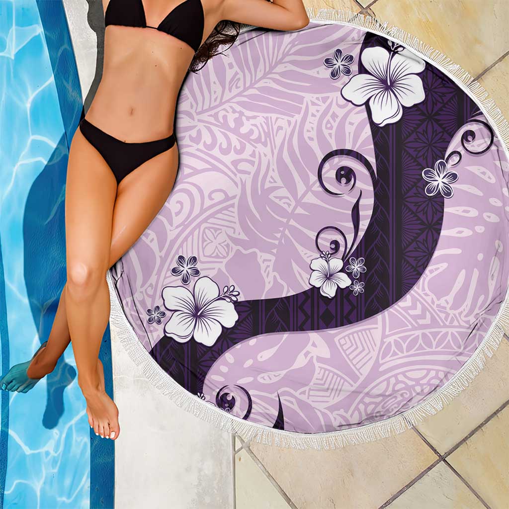 Polynesia Hibiscus Beach Blanket Thistle Curve Motif LT05 - Polynesian Pride