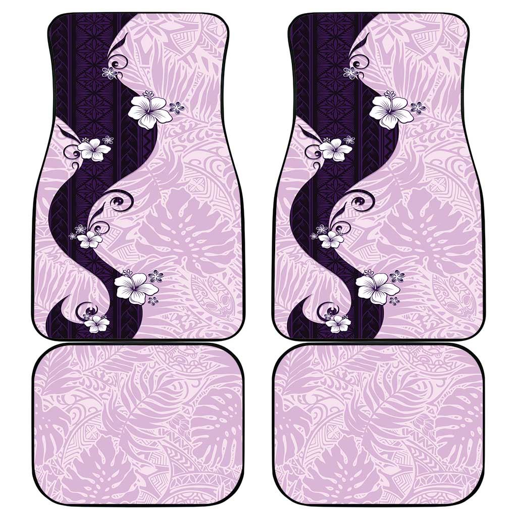 Polynesia Hibiscus Car Mats Thistle Curve Motif LT05 - Polynesian Pride