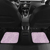 Polynesia Hibiscus Car Mats Thistle Curve Motif LT05 Set 2pcs - Back Purple - Polynesian Pride