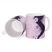 Polynesia Hibiscus Ceramic Mug Thistle Curve Motif LT05 - Polynesian Pride