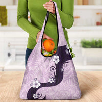 Polynesia Hibiscus Grocery Bag Thistle Curve Motif LT05 - Polynesian Pride