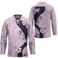 Polynesia Hibiscus Hockey Jersey Thistle Curve Motif LT05 - Polynesian Pride