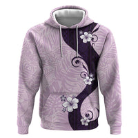 Polynesia Hibiscus Hoodie Thistle Curve Motif - Polynesian Pride