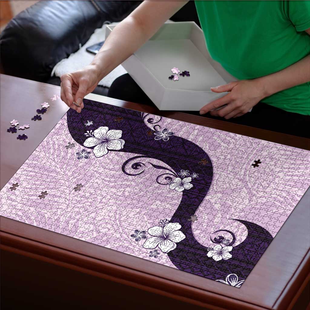 Polynesia Hibiscus Puzzle Thistle Curve Motif LT05 - Polynesian Pride