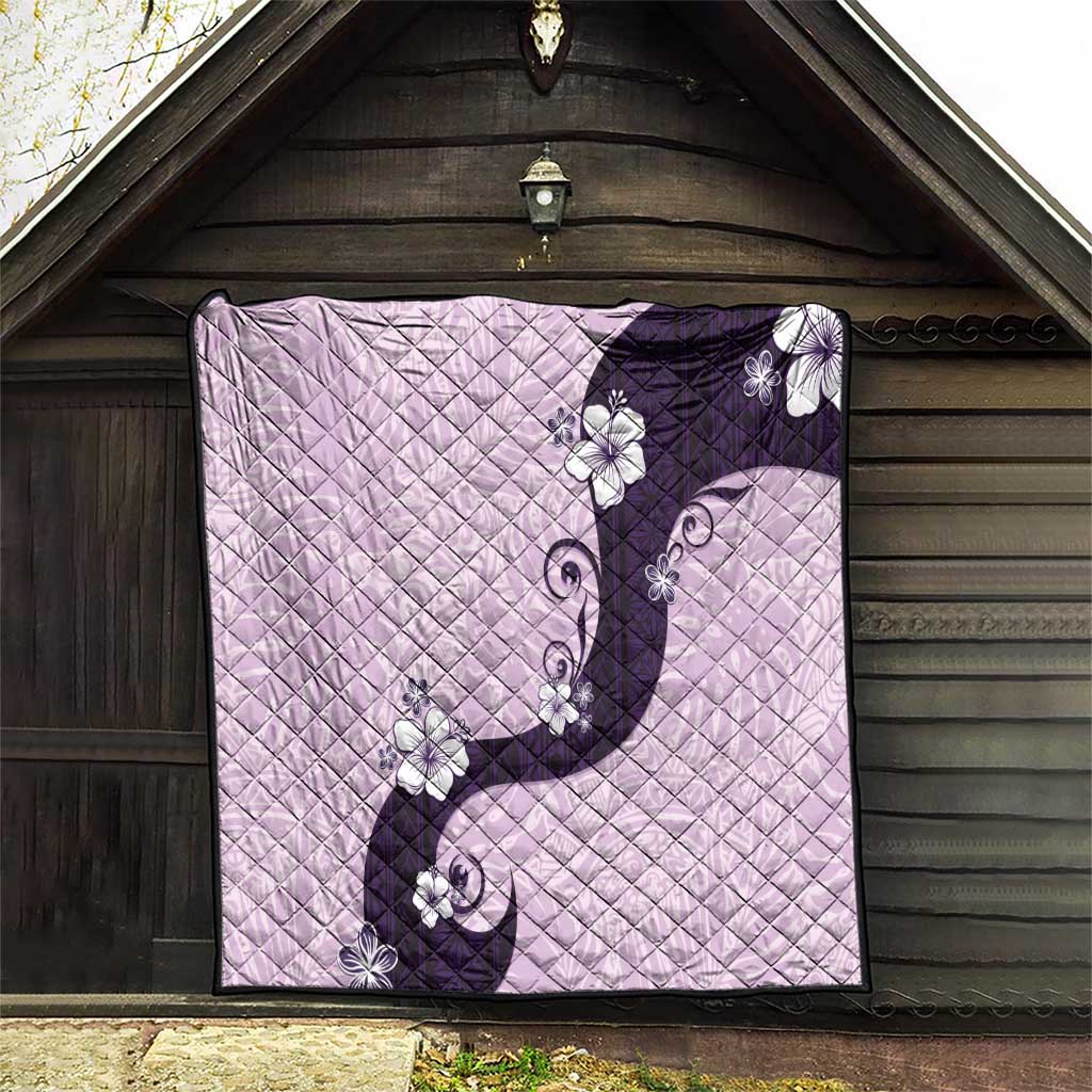 Polynesia Hibiscus Quilt Thistle Curve Motif - Polynesian Pride