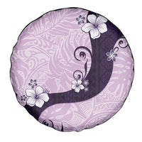 Polynesia Hibiscus Spare Tire Cover Thistle Curve Motif - Polynesian Pride
