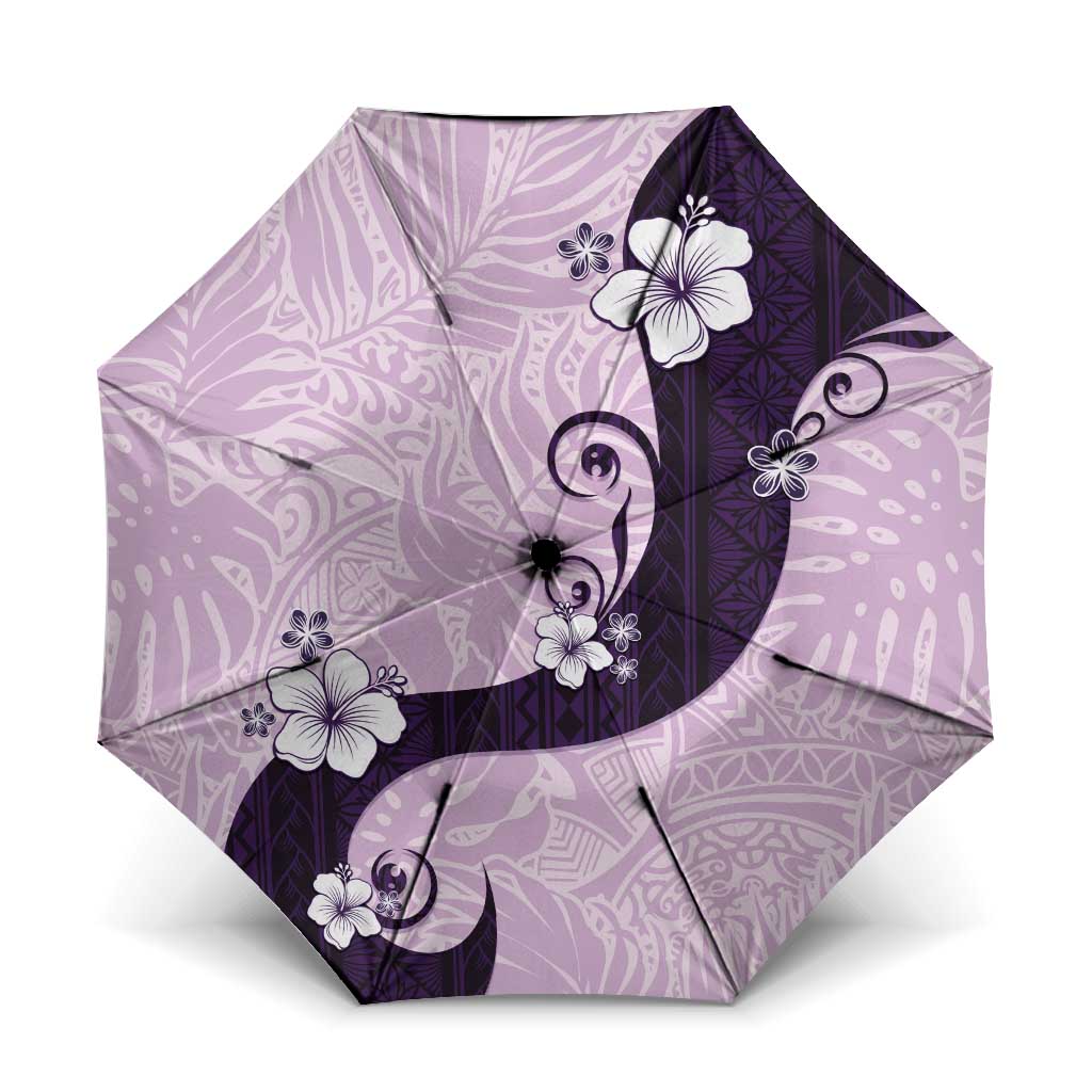 Polynesia Hibiscus Umbrella Thistle Curve Motif - Polynesian Pride