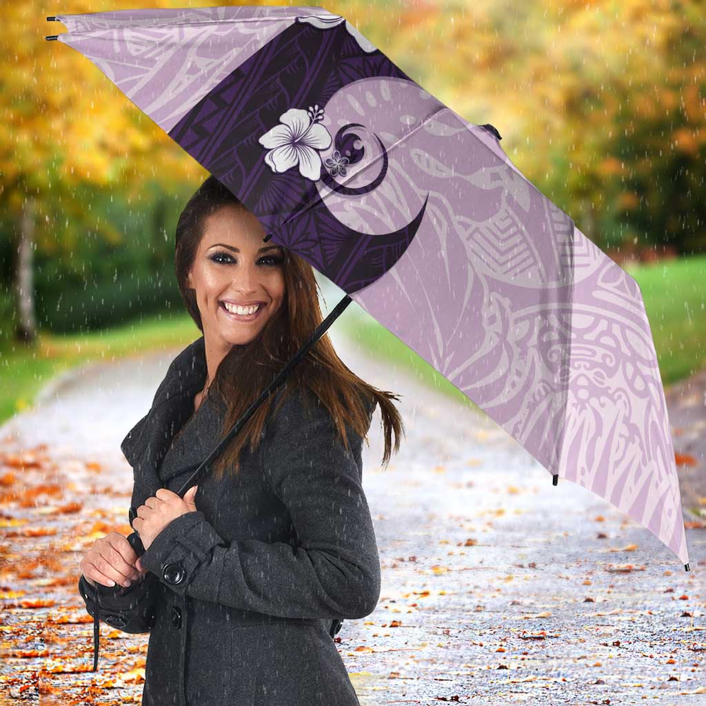 Polynesia Hibiscus Umbrella Thistle Curve Motif - Polynesian Pride