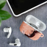 Polynesia Hibiscus AirPods Case Rose Bud Curve Motif LT05 - Polynesian Pride