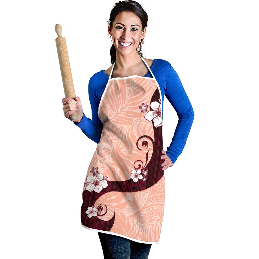 Polynesia Hibiscus Apron Rose Bud Curve Motif LT05 - Polynesian Pride