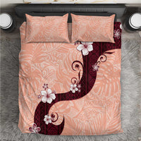 Polynesia Hibiscus Bedding Set Rose Bud Curve Motif - Polynesian Pride