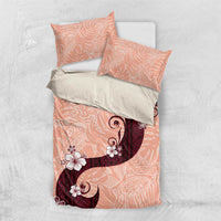 Polynesia Hibiscus Bedding Set Rose Bud Curve Motif - Polynesian Pride