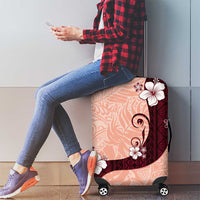 Polynesia Hibiscus Luggage Cover Rose Bud Curve Motif LT05 - Polynesian Pride