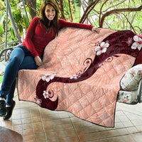 Polynesia Hibiscus Quilt Rose Bud Curve Motif - Polynesian Pride