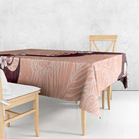 Polynesia Hibiscus Tablecloth Rose Bud Curve Motif LT05 - Polynesian Pride