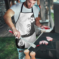 Polynesia Hibiscus Apron White Curve Motif LT05 - Polynesian Pride
