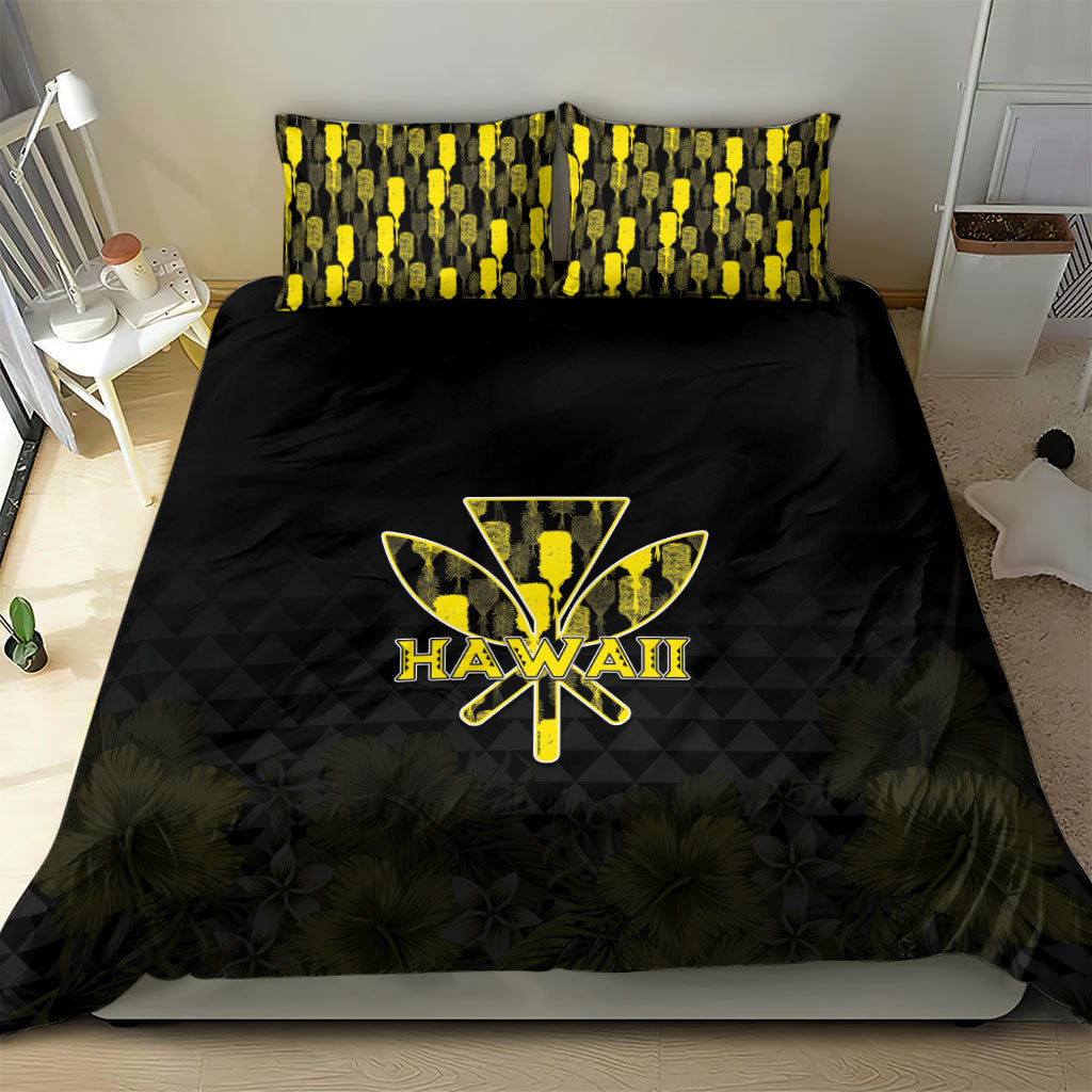 Aloha Hawaii Kahili Bedding Set Kanaka Maoli With Kakau Pattern LT05 - Polynesian Pride