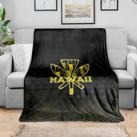 Aloha Hawaii Kahili Blanket Kanaka Maoli With Kakau Pattern LT05 - Polynesian Pride