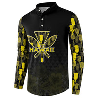 Personalised Aloha Hawaii Kahili Button Sweatshirt Kanaka Maoli With Kakau Pattern LT05 - Polynesian Pride