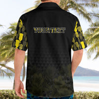 Personalised Aloha Hawaii Kahili Hawaiian Shirt Kanaka Maoli With Kakau Pattern LT05 - Polynesian Pride