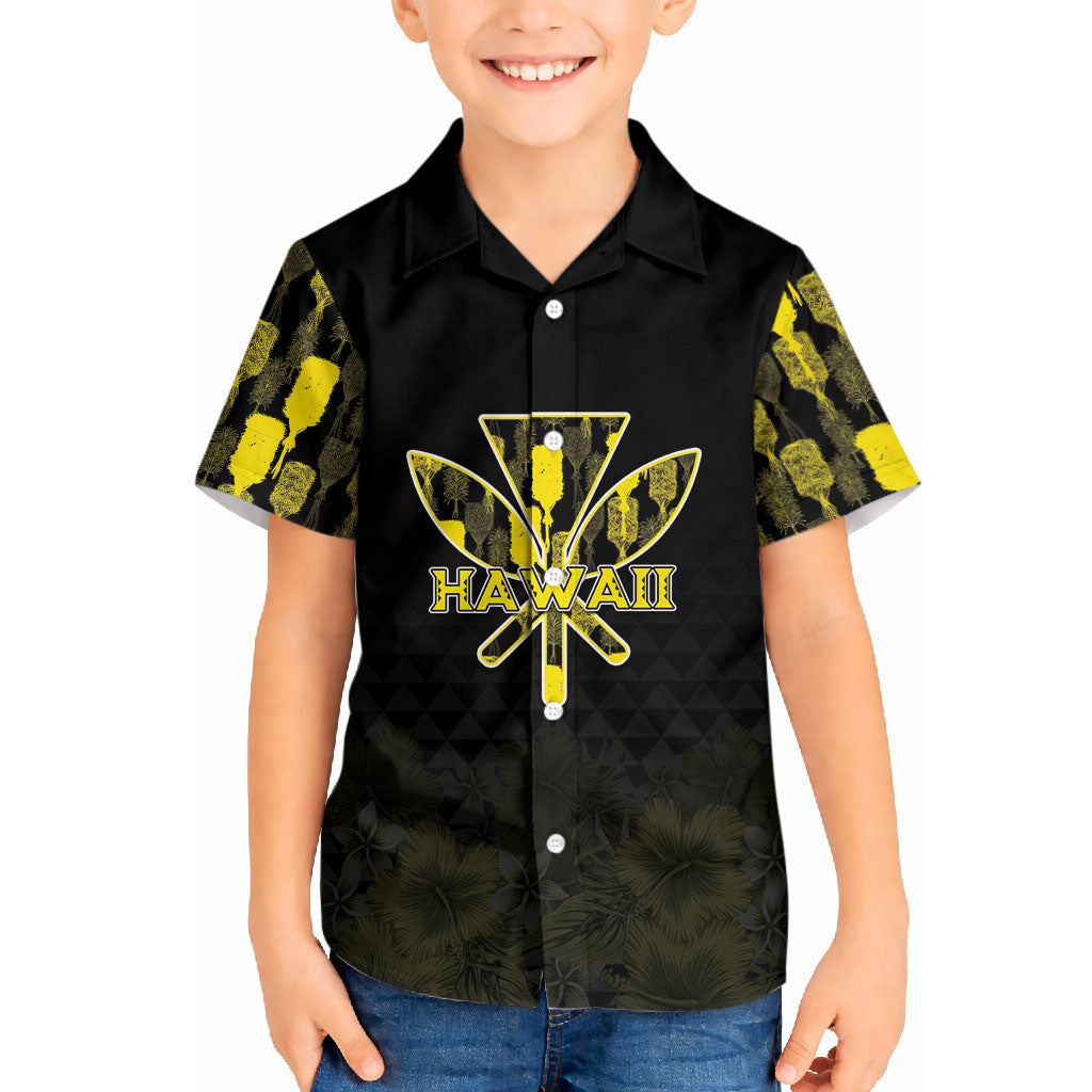 Personalised Aloha Hawaii Kahili Hawaiian Shirt Kanaka Maoli With Kakau Pattern LT05 - Polynesian Pride