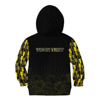 Personalised Aloha Hawaii Kahili Kid Hoodie Kanaka Maoli With Kakau Pattern LT05 - Polynesian Pride