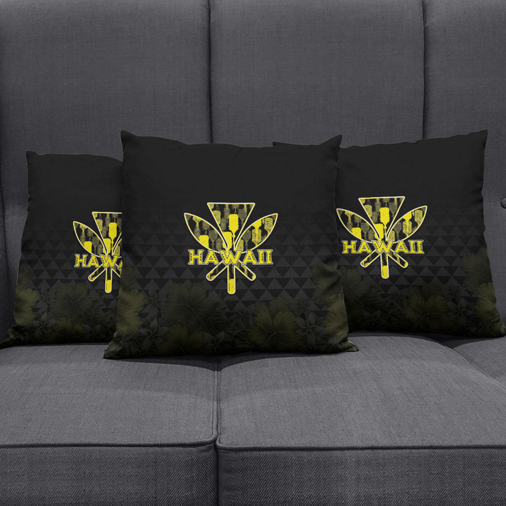 Aloha Hawaii Kahili Pillow Cover Kanaka Maoli With Kakau Pattern LT05 - Polynesian Pride