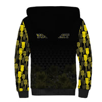 Personalised Aloha Hawaii Kahili Sherpa Hoodie Kanaka Maoli With Kakau Pattern LT05 - Polynesian Pride